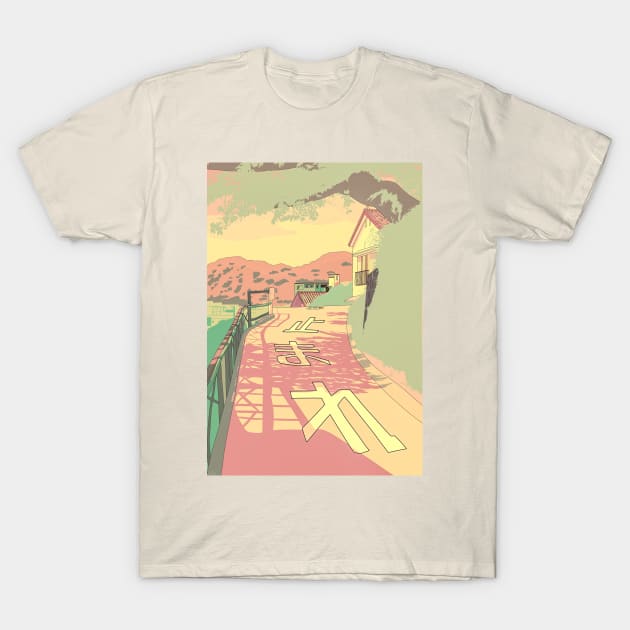 route japonaise pastel T-Shirt by Mimie20